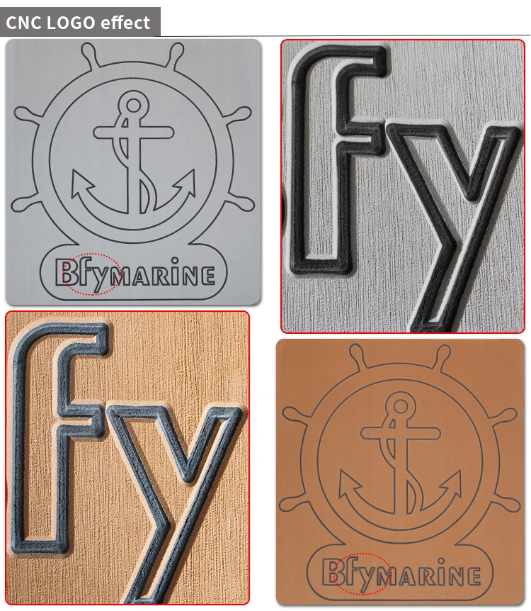 NEKEKE 6 mm thick customized durable marine EVA foam deck pad boat yacht flooring decking Mat