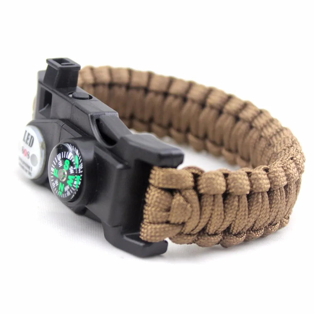 New Style 20in1 Survival Bracelet Led Flashing Bracelet Buy Survival