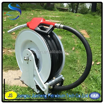 diesel fuel hose reel rewind retractable 15m automatic roll gasoline larger inch diese pressure various alibaba spring