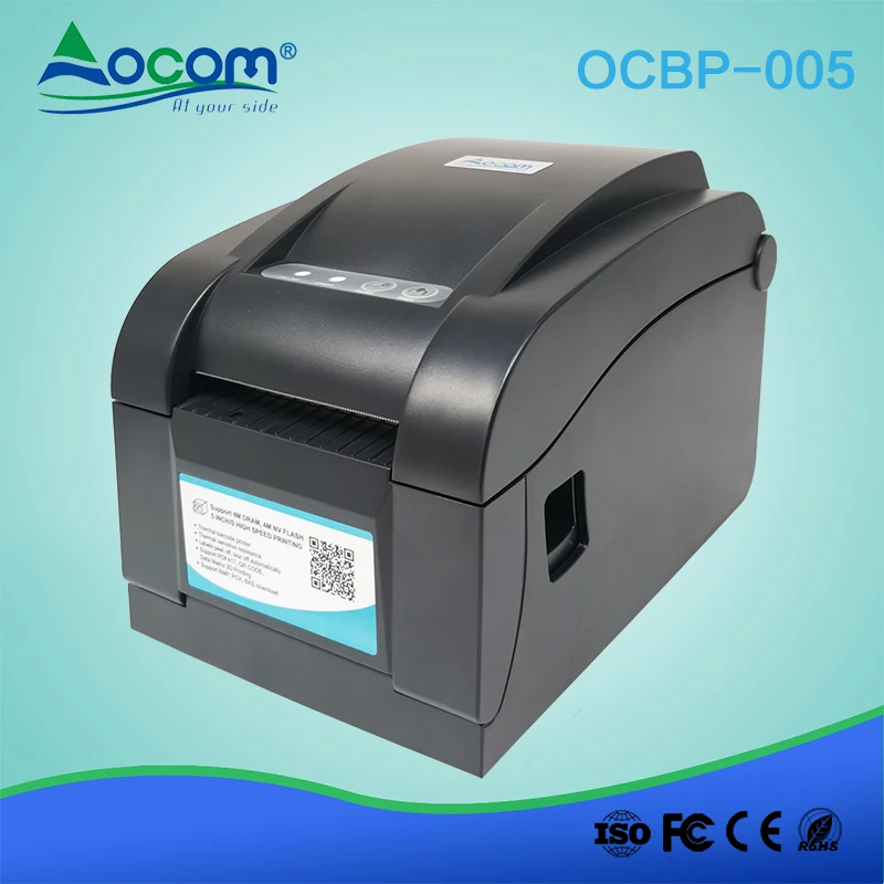 4 Inch Desktop Thermal Transfer Ribbon Sticker Barcode Label Printer