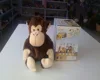 25cm sitting high adorable promotional customized top quality microwavable plush monkey(COCO) pets toy filled by wheat&lavender