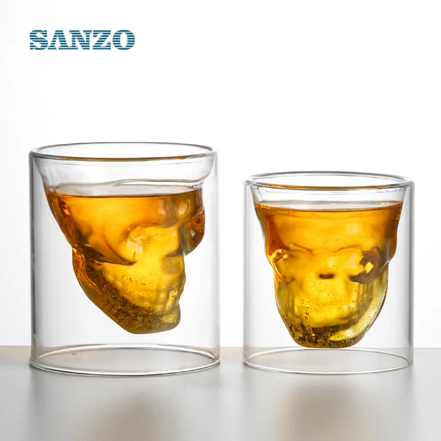 skull beer glasses