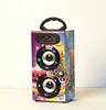 KBQ 606 with marquee control colorful led light portable wireless bluetooth speaker sound box