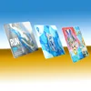 3D lenticular business promotion card with change content