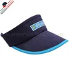 promotional reflective trim top quality golf visor