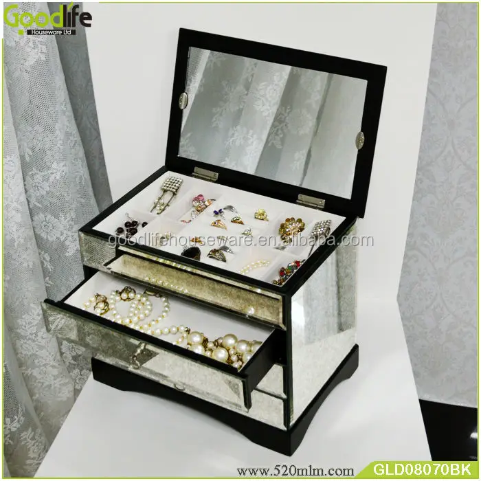 Goodlife 2018 New Personalized Makeup Vanity Box Jewelry Box Buy Makeup Vanity Box,Wooden