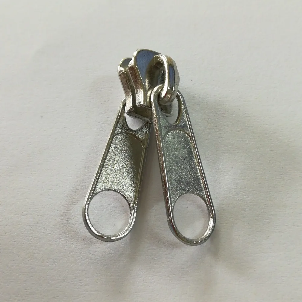 No5 Plastic Zipper Use Two Sided Double Pull Zipper Slider Buy Zipper