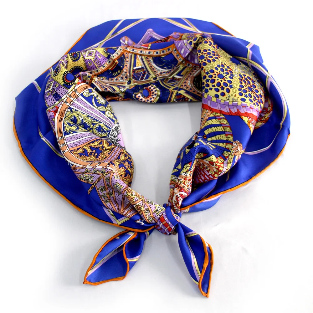 New Twill Silk Scarves Custom Printing Wholesale Italian Scarf - Buy ...