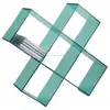 Cheap Acrylic Plastic Clear Unique CD Box Green Lucite CD Rack