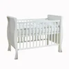 Wooden baby sleigh bed cribs Solid Wood cot Toddler Bed
