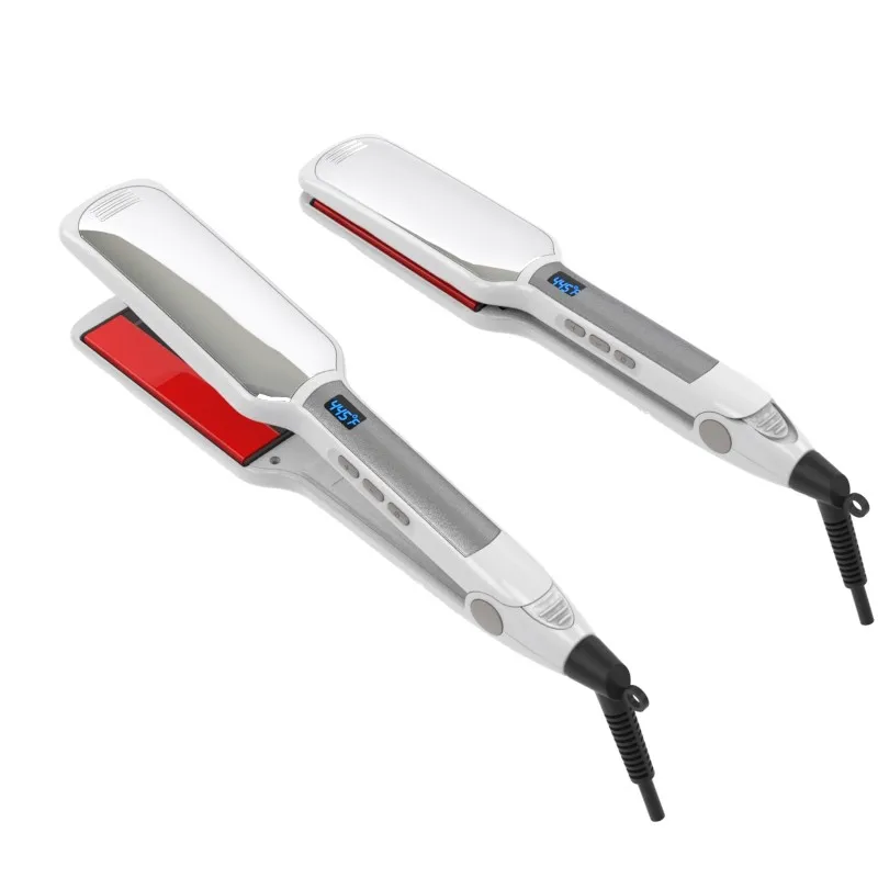 infrared  titanium plate hair straightener iron