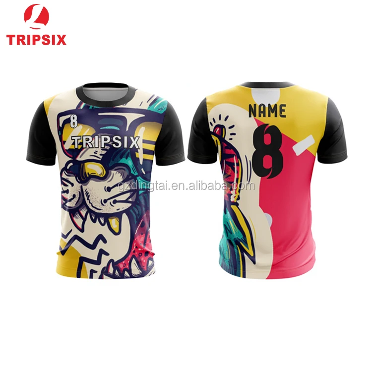 Custom Design Plus Size Striped Men Sport T Shirt