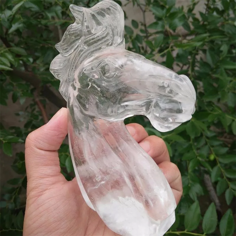 Transparent Quartz Crystal Unicorn Carved Natural Crystal Unicorn Sales - Buy Crystal Unicorn