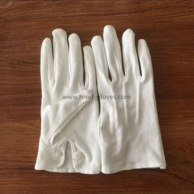 100 Cotton White Dress Gloves Uniform Martial Band Gloves Masonic