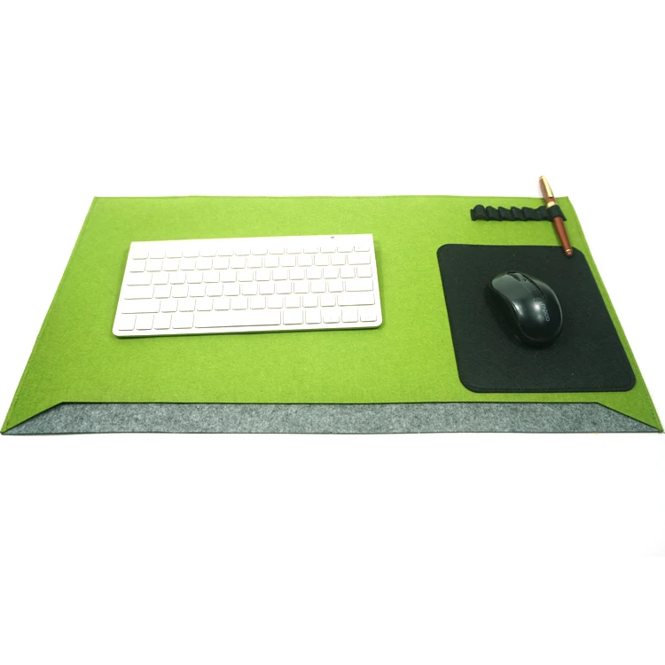 Wireless Charger Gaming Felt Mouse Pad With Pen Holder Buy Felt Mouse