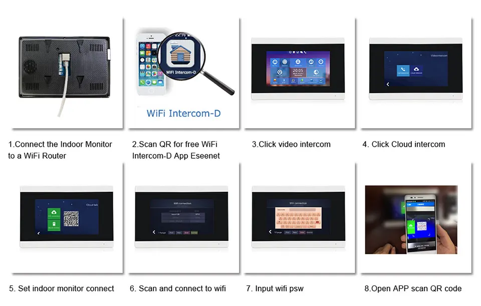 Tuya Ip Door Bell Doorbells For Multiple Apartments,Apartment Tuya Wired Video Doorbell