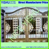 Customized Size Color Antique New Design Hot Deep Galvanized Cast Aluminum Gate