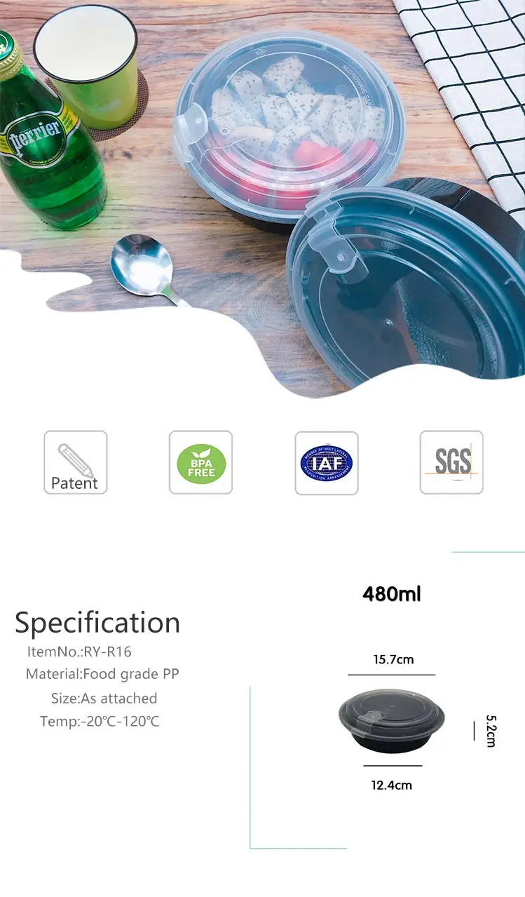 16oz/480ml Take Away Plastic Disposable Dessert Container Buy