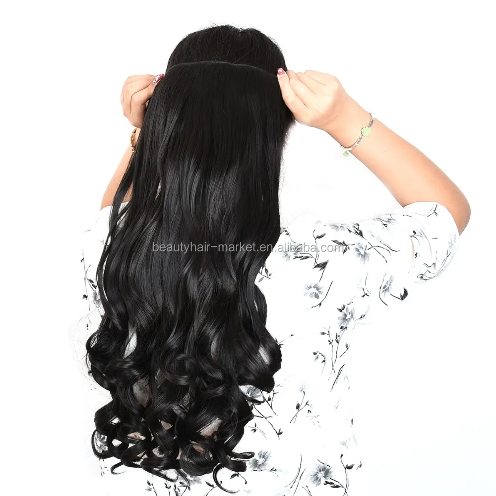 Tangle Free Weave Fake Hair Synthetic Hair Weaves Extensions Color