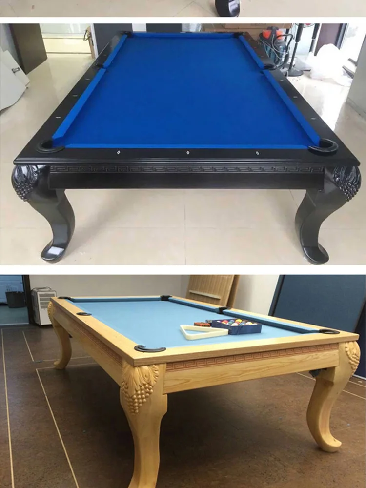 Best Selling Hoge Kwaliteit Zwembad Tafel Eetkamer Tafel 6ft 7ft 8ft 9ft Massief Hout Slate