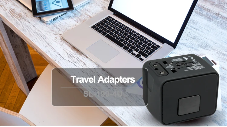 Universal USB international power adapter universal adaptor travel plug adapter converter Travel adaptor with 4 USB wall adapter