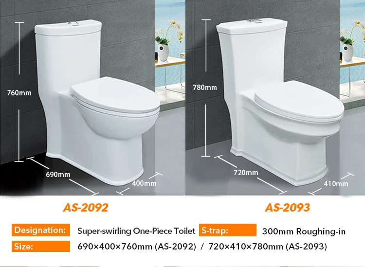 Washdown Strap 200mm Toilet Foshan Tornado Flushing One Piece Bathroom