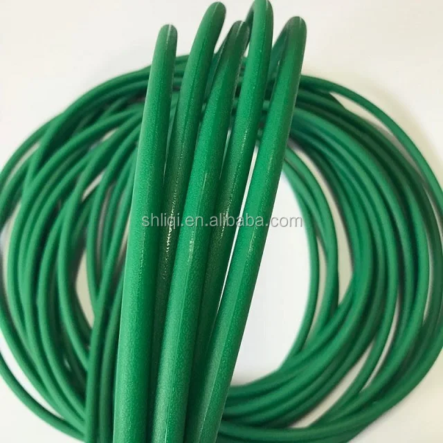 3mm Unidad De Poliuretano Redondo Verde Correas.