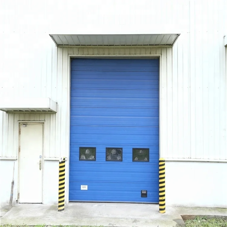 Industrial Sectional Garage Door Industrial Lifting Door With Pedestrian Door And Windows Kit Buy Industrial Sectional Garage Door Industrial