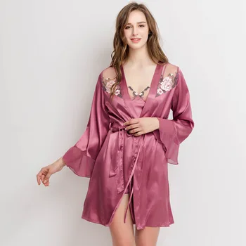silk sleeping gown