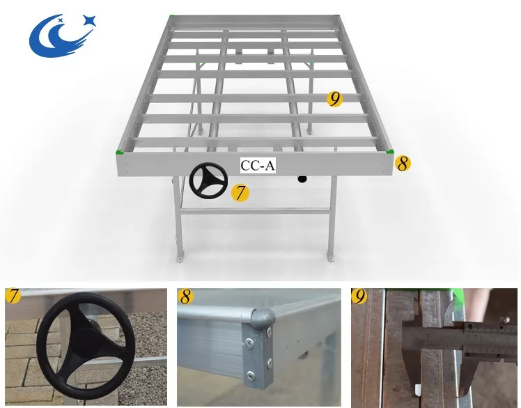 Hydroponic Flood Tables and Trays