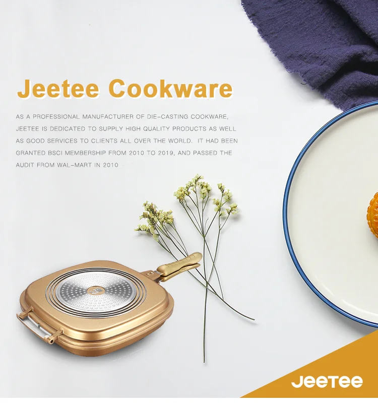 Double Side Grill Pan Nonstick Coating Best Bbq Aluminum Griddles