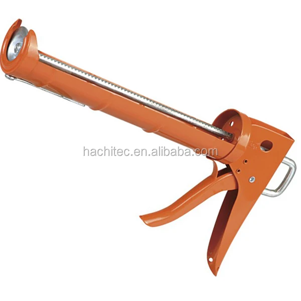 Qinlorgo Outil de calfeutrage Pistolet /à calfeutrer en Silicone pour Tube daluminium 1Pc 600Ml Outil de calfeutrage avec 10 Buses