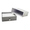 Custom Design Square Drawer White Foam Box Inserts Custom Logo Luxury Gift Ring Jewelry Packaging Box