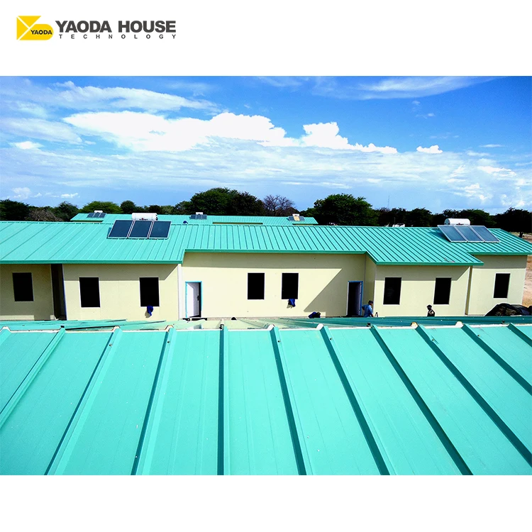 Eps sandwich panel prefab heat insulation house light steel structure