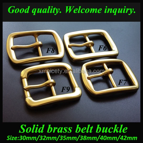 Custom Solid Brass Buckle Brass Belt Buckle 30mm 32mm 35mm 38mm 40mm