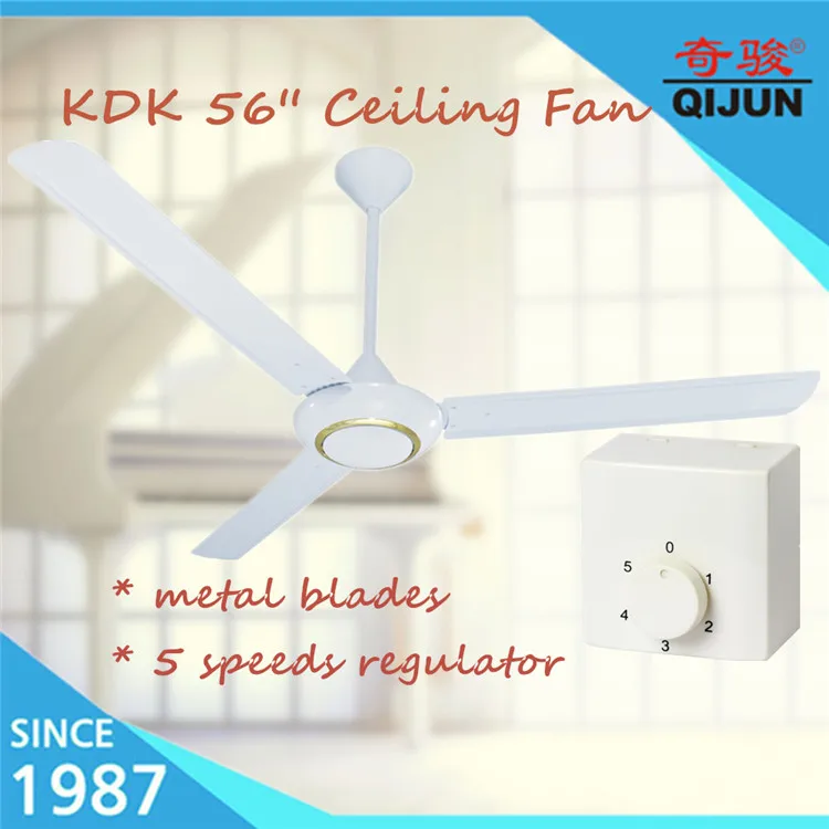 Angola Malaysia Sri Lanka Kdk Type Ceiling Fan 56inch Electronic