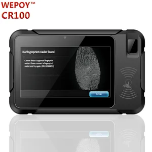 7" Android 5.1 OS Industrial biometric device with fingerprint NFC FBI PIV Certified