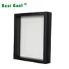 MDF vintage wooden shadow box frame with glass front