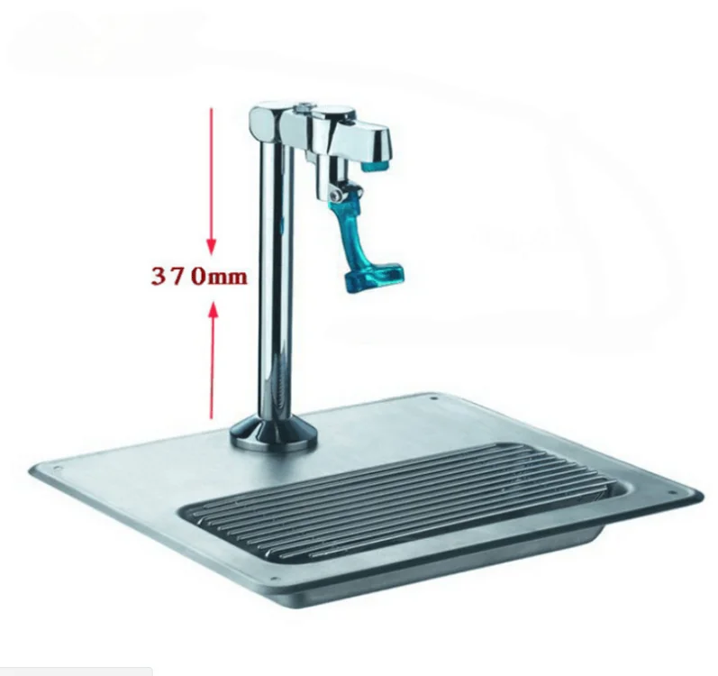Pedestal Push Back Single Glass Filler And Bar Faucet Service