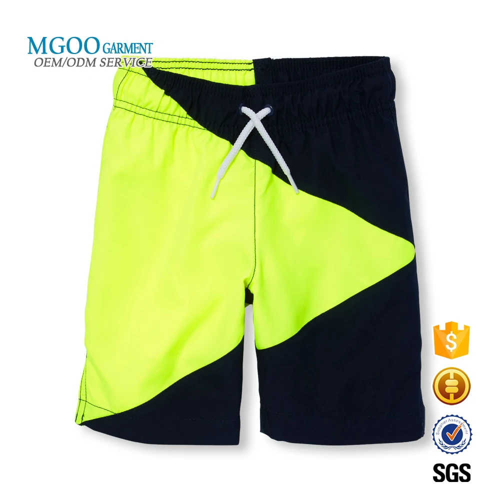 neon colored swim trunks