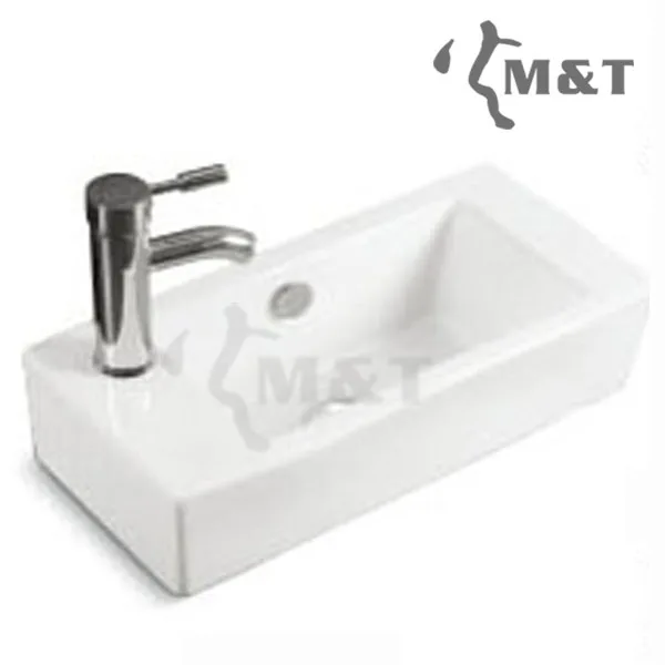 factory produce small outside wall wc basin ceramic sink wc