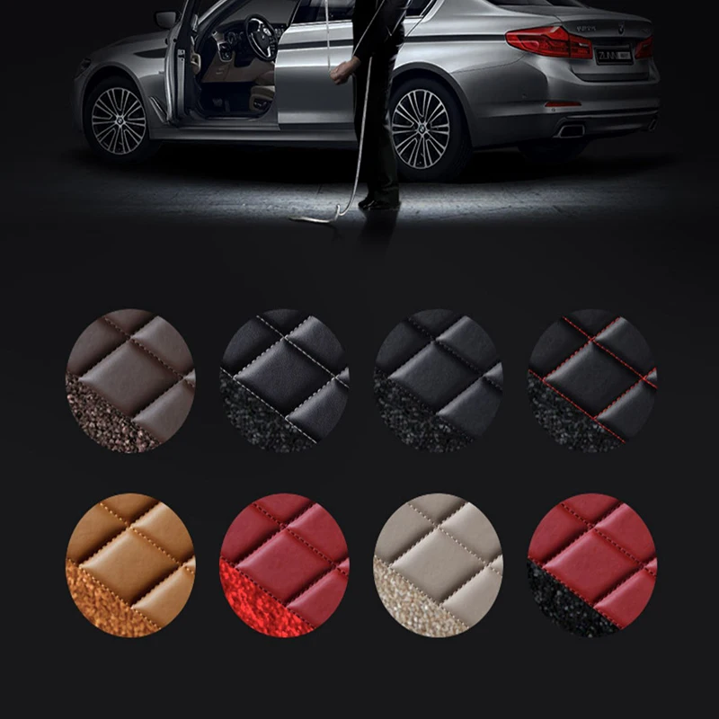 waterproof car floor mat for peugeot 508 leather car floor mat carpet