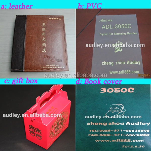 Digital Foil Printer A4 Size Digital Foil Printing Machine Adl3050c