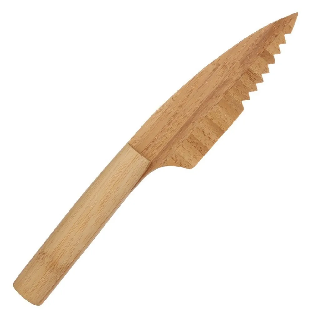Length 24cm Reusable Handmade Organic Bamboo Knife For Vegetable,Fruit