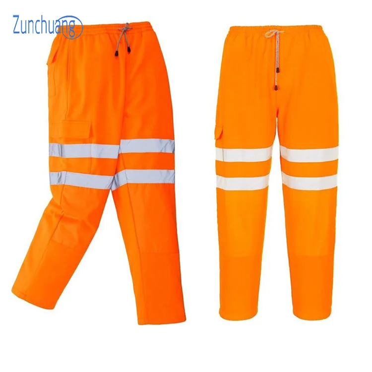 cargo trousers orange