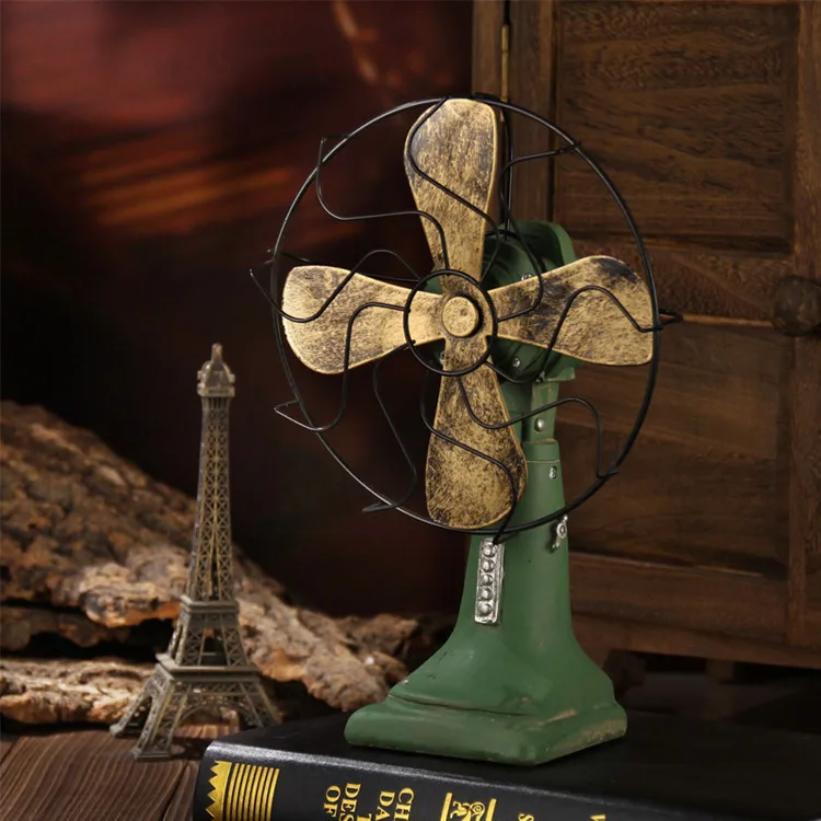 Model Fan Wholesale Retro Vintage Prop Model Handmade  Ornaments Home Decorative Items Crafts