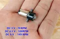 Micro gear motor DC3V 6V beauty equipment Planetary geared motors miniature robot 70RPM electric motor for