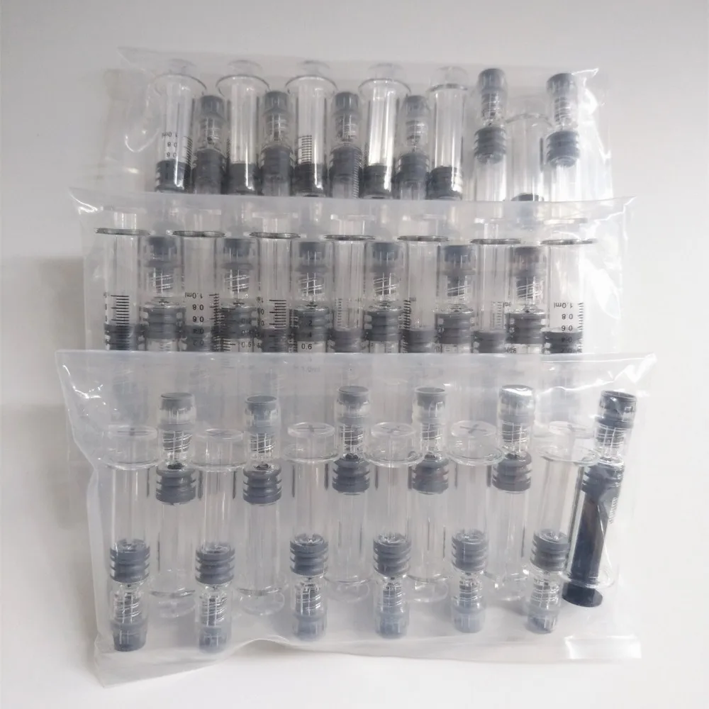 Dab Applicator Glass Syringe 1ml Luer Lock Syringes With Needles 1ml,2