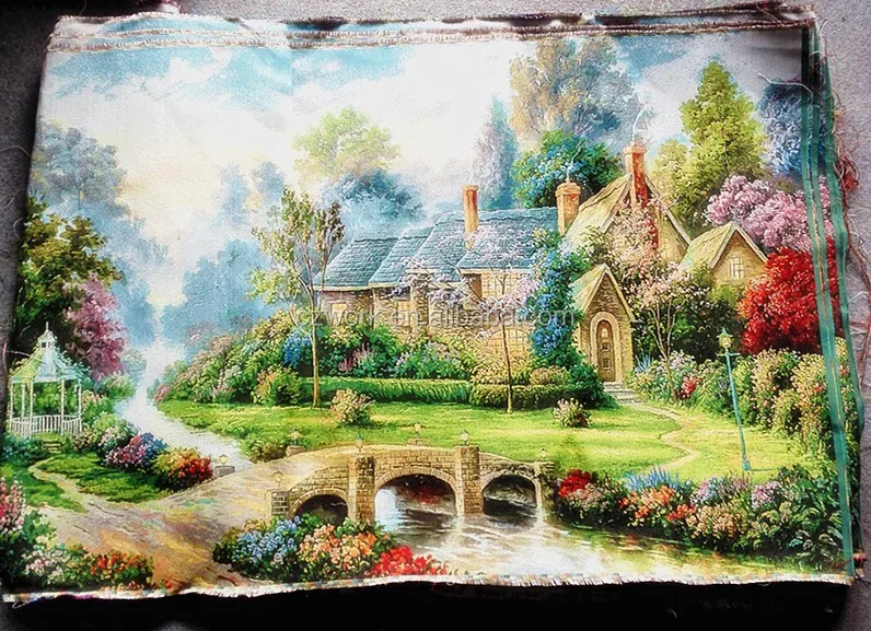 40x50cm Wholesale Customized Design Jacquard Woven Scenery Tapestry