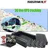 4CH 720P AHD mdvr wireless data transmission HDD SSD 3g live video cctv system for bus